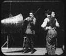 A still from the 'Dickson Sound Experiment' film of 1894